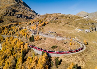 Bernina Express | © Rhaetische Bahn / Patrick Cavelti
