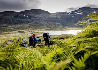Schwedisch Lappland, Wanderer | © Imagebank.sweden.se/Carl-Johan Utsi