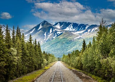 Bahnstrecke im Westen Kanadas | © Martina Birnbaum