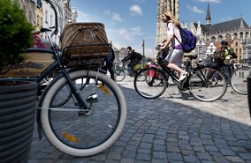 Fahrräder auf dem Grote Markt in Mechelen | © Milo Profi