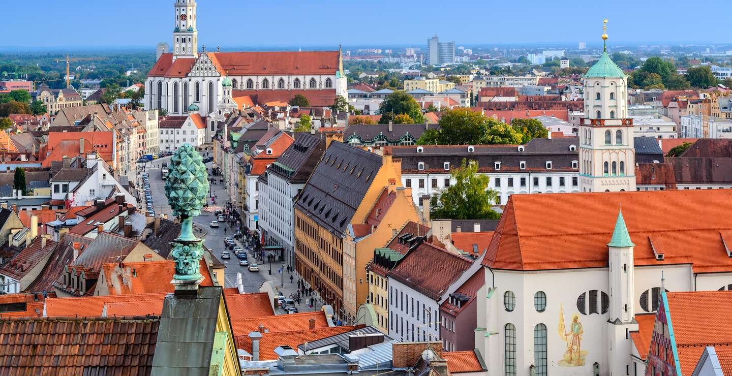 Blick auf die Skyline von Augsburg | © Gettyimages.com/SeanPavonePhoto