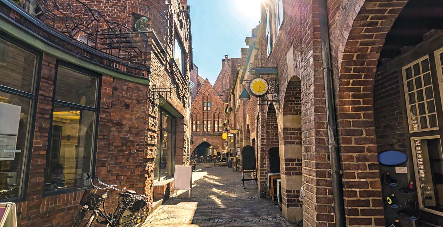 Boettcherstrasse in Bremen bei Sonnenschein | © Gettyimages.com/querbeet