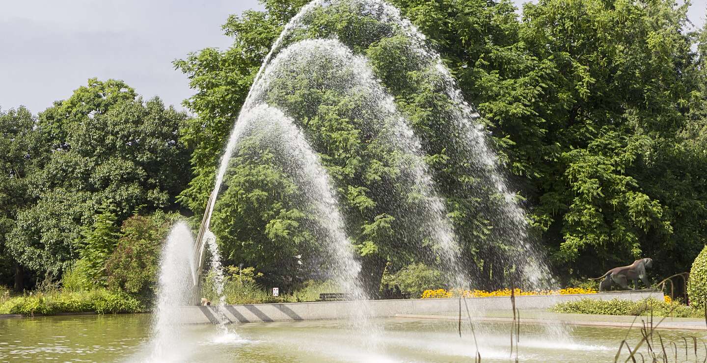 Wunderschoene Springbrunnen in Grugapark Essen | © Gettyimages.com/verve231
