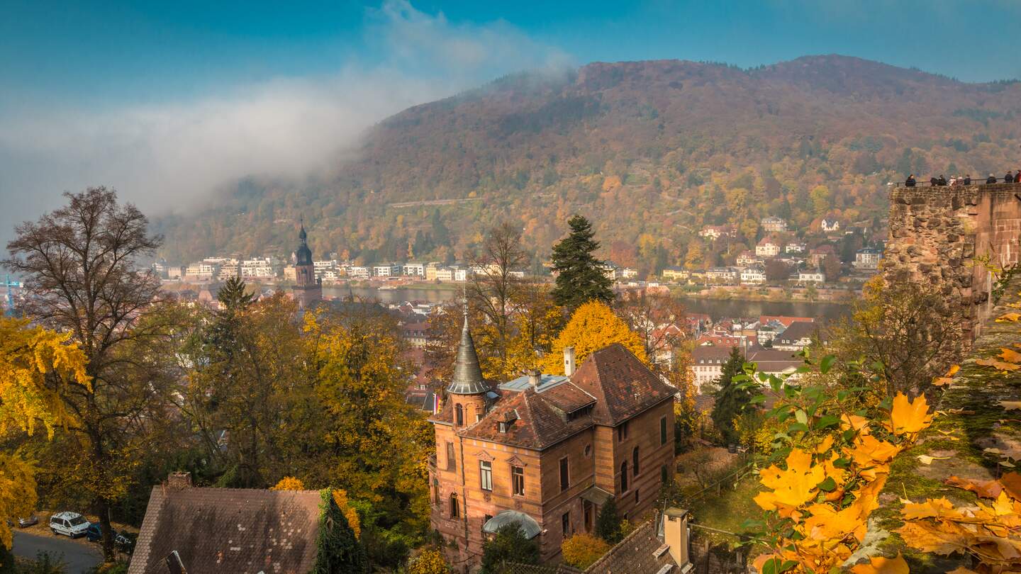 Blick auf Heidelberg im Herbst | © Gettyimages.com/PocholoCalapre