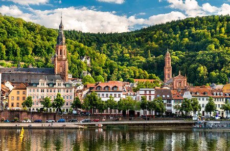 Blick auf de Neckar und die Skyline von Heidelberg | © Gettyimages.com/Leonid Andronov