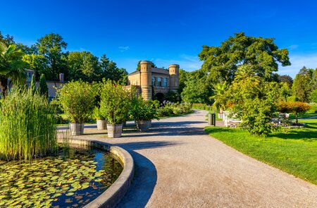 Botanischer Garten in Karslruhe bei Sonnenschein und blauem Himmel | © Gettyimages.com/DaLiu