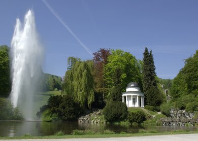 Blick auf Brunnen im Bergpark Wilhelmshoehe in Kassel | © Gettyimages.com/ClaudiaKnieling