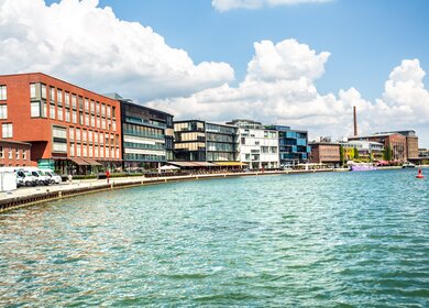 Der Hafen von Muenster im Sommer | © Gettyimages.com/querbeet