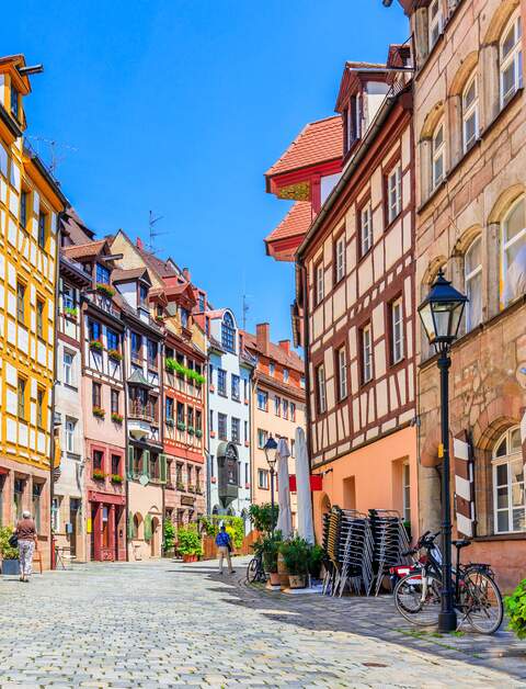 Alte Fachwerkhaeuser in Nuernberg | © Gettyimages.com/SCStock