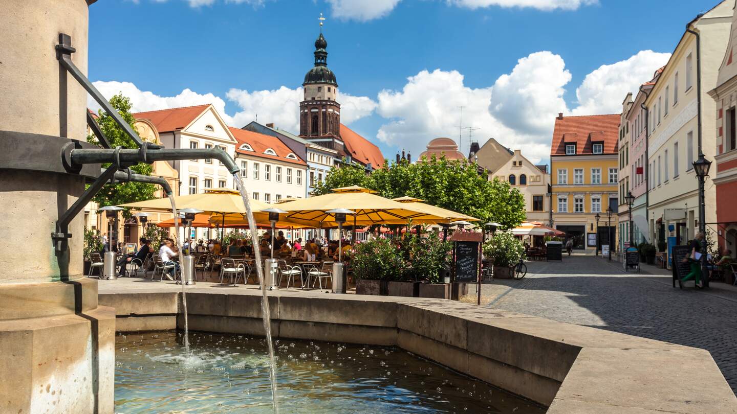 Brunnen in Cottbus, Brandenburg | ©  Gettyimages.com/querbeet