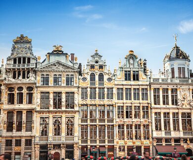 Gebaeude von Grand Place (Grote Markt), Bruessel | © Gettyimages.com/adisa