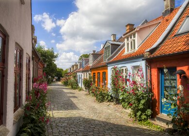 Haus in der Møllestien Strasse in Aarhus, Dänemark | © GettyImages.com/RolfSt