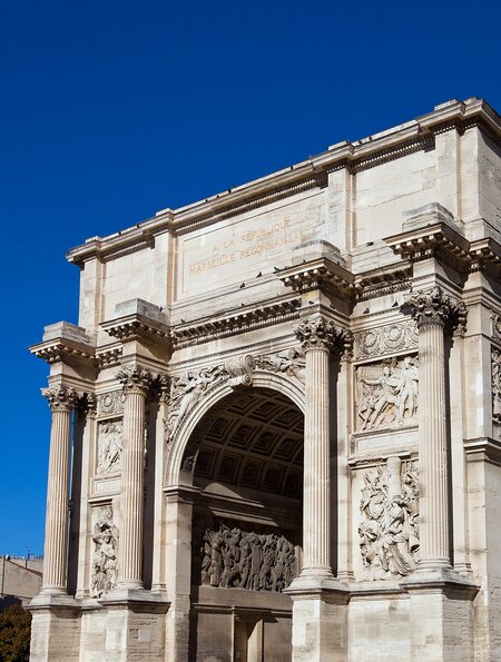 Triumphbogen Porte d Aix in Marseille | © Gettyimages.com/joymsk