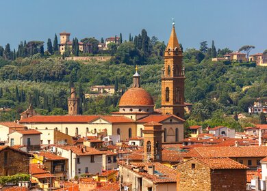 Blick auf Oltrarno und Santo Spirito in Florenz | © Gettyimages.com/KavalenkavaVolha