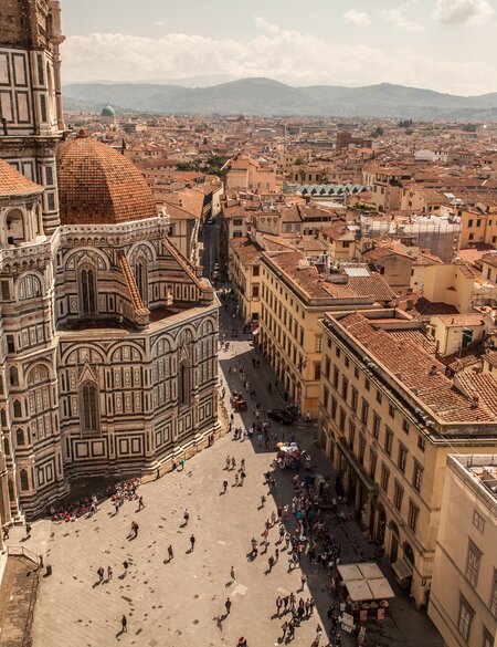 Luftbild-Panorama vom Florenz-Dom | © Gettyimages.com/lafar