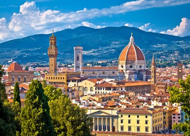 Blick auf die Daecher von Florenz | © Gettyimages.com/xbrchx