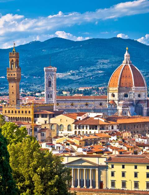 Blick auf die Daecher von Florenz | © Gettyimages.com/xbrchx
