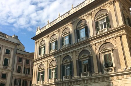 Die malerische Innenstadt von Genua Italien mit historischen Gebäuden  | © Wienhusen