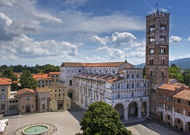 Kathedrale von Saint Martin in Lucca, Italien. | © GettyImages.com/	FrankvandenBergh