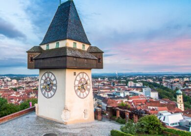 Uhrturm Sightseeing Graz Steiermark Oesterreich | © Gettyimages.com/Wirestock