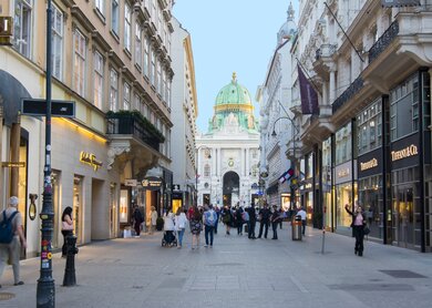 Kohlmarktstrasse im Zentrum von Wien | © Gettyimages.com/Vladislav Zolotov