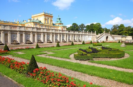 Warschau, Polen. Beruehmter Wilanow-Palast und Gaerten. Altes Wahrzeichen | © Gettyimages.com/tupungato