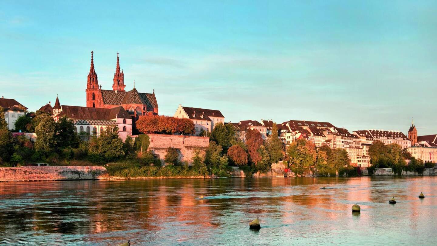 Basler Muenster bei Sonnenuntergang | © Basel Tourismus