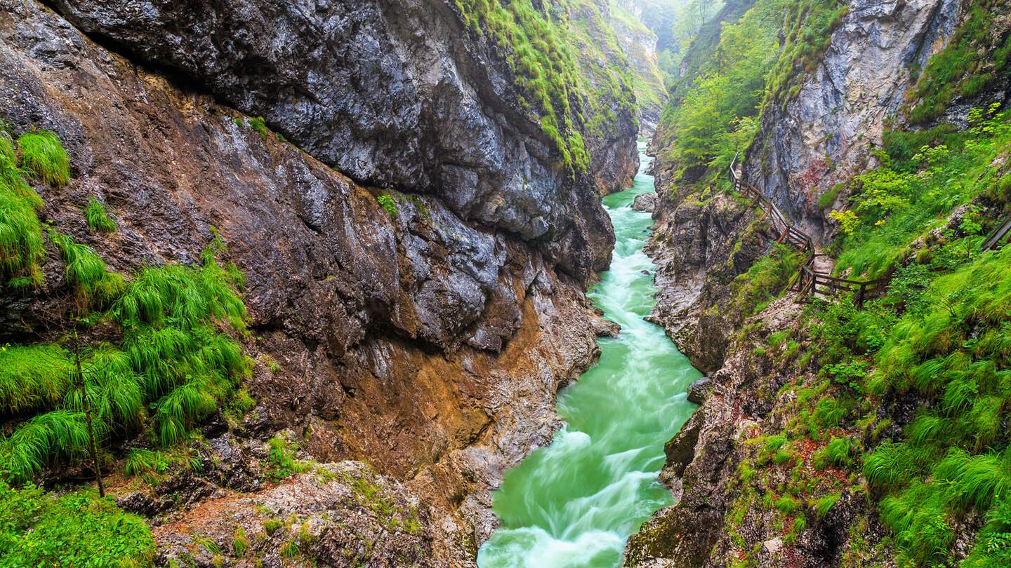 Lammerklamm im Salzburger Land in Österreich | © Gettyimages.com/Janoka82