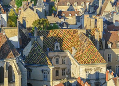 Luftaufnahme des historischen Zentrums von Dijon  | © Gettyimages.com/rndms