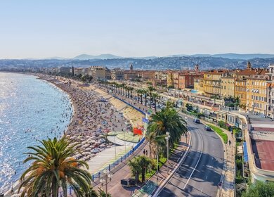 Stadt Nizza an der französischen Riviera | © Gettyimages.com/StockByM