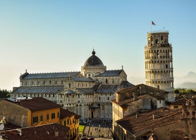 Blick auf die italienische Stadt Pisa mit dem schiefen Turm | © pixbay/chrstof_s
