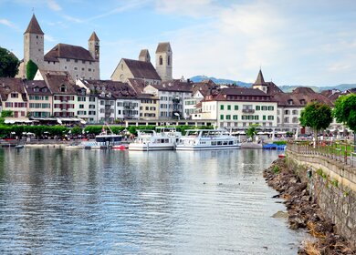 Ansicht von Rapperswil am Züricher See, Schweiz | © GettyImages.com/	alxpin