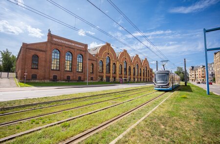 Industriemuseum mit Straßenbahn | © Oliver Göhler