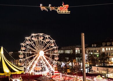 Kasseler Maerchenweihnachtsmarkt Fliegender Weihnachtsmarkt | © Kassel Marketing GmbH/ Can Wagener