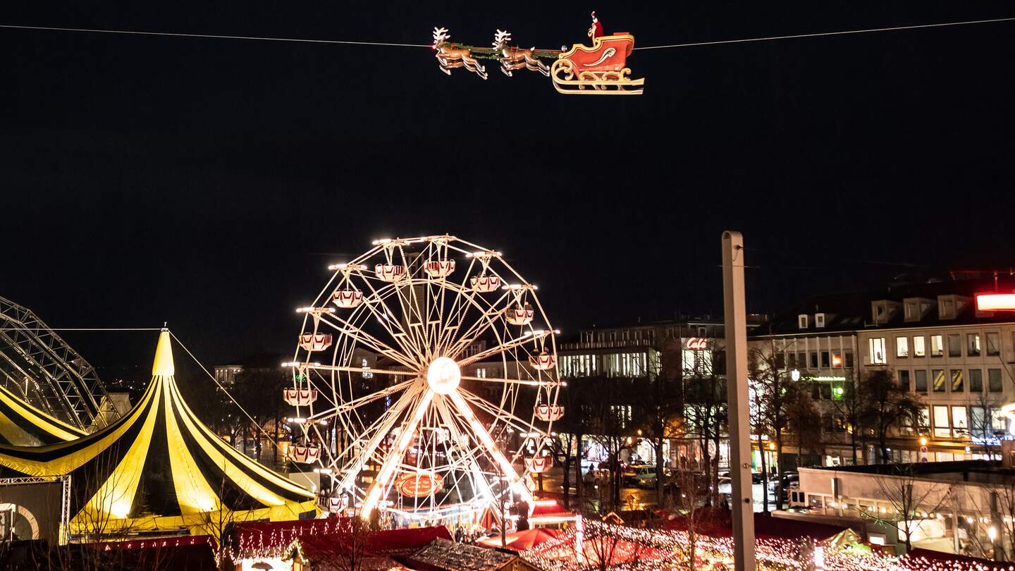 Kasseler Maerchenweihnachtsmarkt Fliegender Weihnachtsmarkt | © Kassel Marketing GmbH/ Can Wagener
