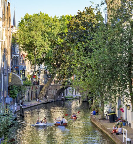 Kanal in Utrecht in den Niederlanden | © NBTC/Jurjen Drenth