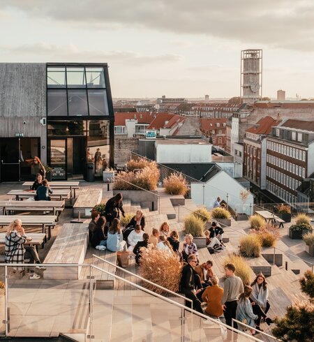 Rooftopbar in Aarhus in Dänemark | © VisitDenmark/Frame & Work