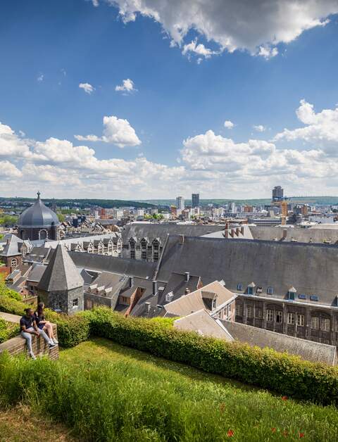 Die Hügel der Zitadelle in Lüttich, Belgien. | © Kolorsprod