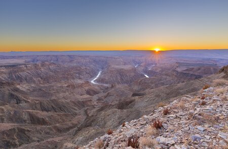 Fish River Canyon bei Sonnenuntergang | ©  Gettyimages.com/HannesThirion