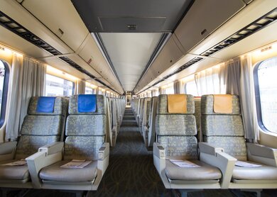 Sitze der Economy Class im Zug The Canadian | © VIA Rail Canada