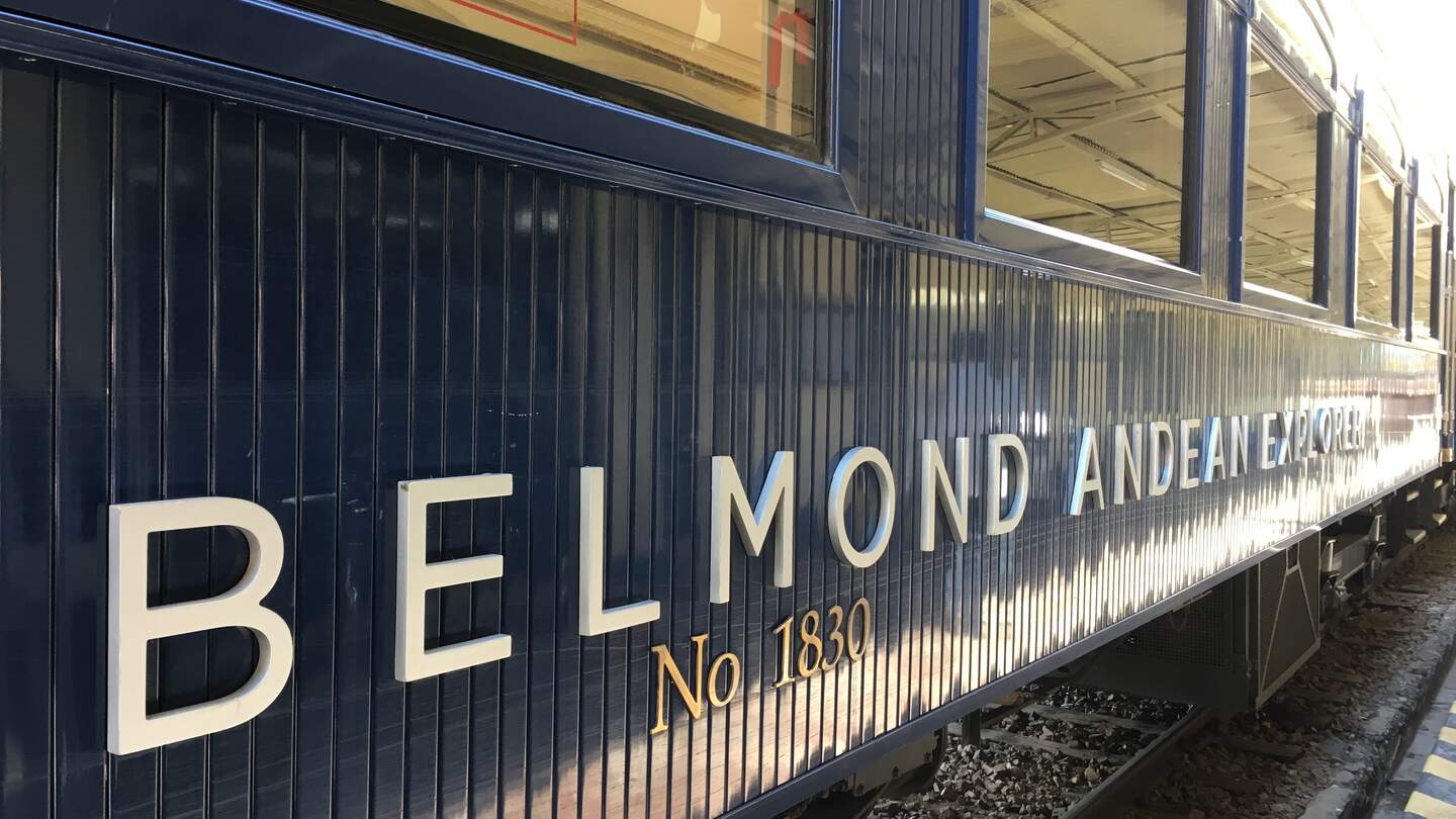 Aussenansicht des Belmond Andean Explorer  | © BelmBelmond Management Ltd 2024