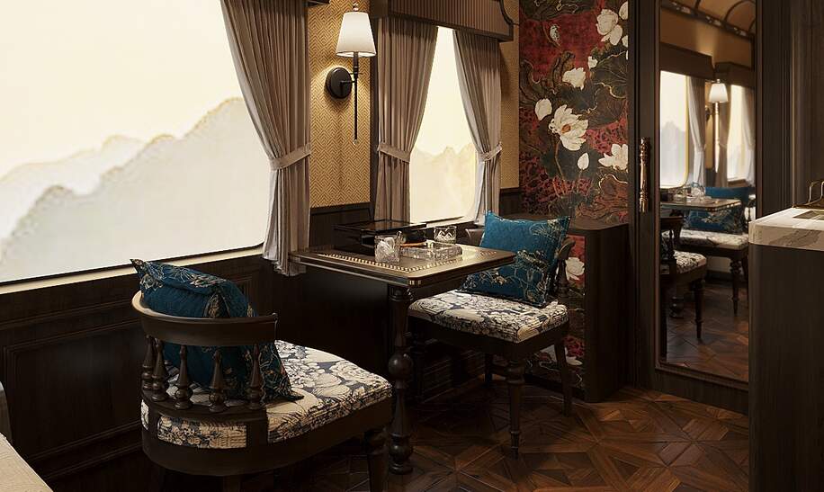 Sitzgruppe im SJourney Zug | © SJourney