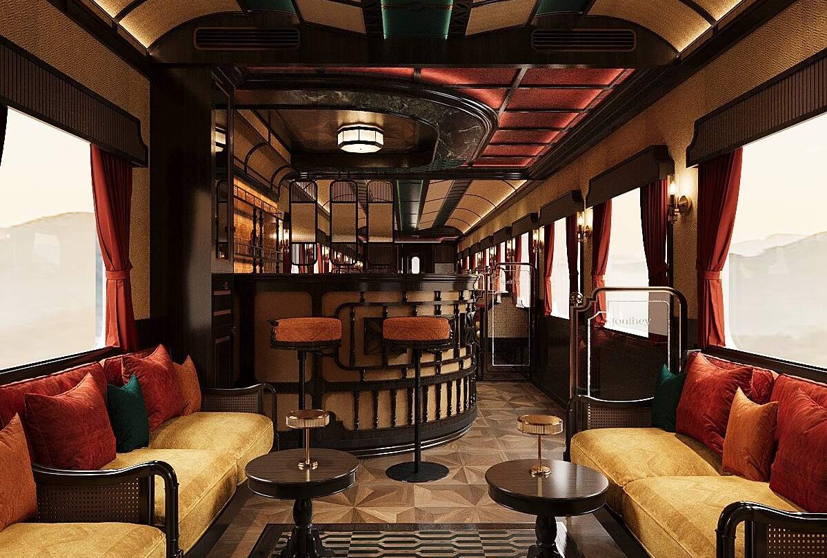 Der Speisewagen im SJourney Zug in Vietnam | © SJourney 