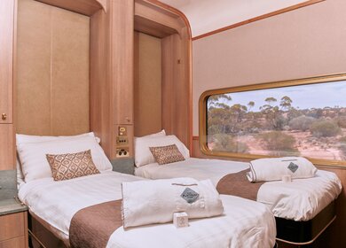 Platinum Kabinen im Zug  The Ghan | © JBR