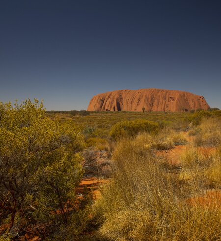 Der Uluru in der australischen Wüste | © JBR