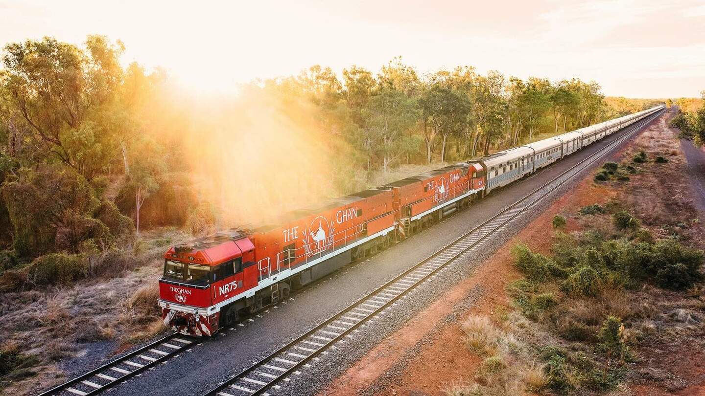 Der Zug The Ghan in Katherine in Australien | © JBR