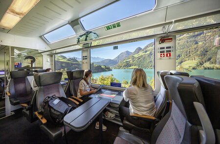 Luzern-Interlaken Express | © simon+kim, Zentralbahn