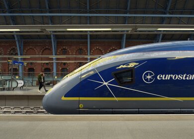 Ein Zugtyp e320 am Gleis in London St Pancras International | © Eurostar