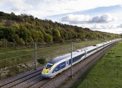 Eurostar Zugtyp e320 während der Fahrt | © David Cabrera