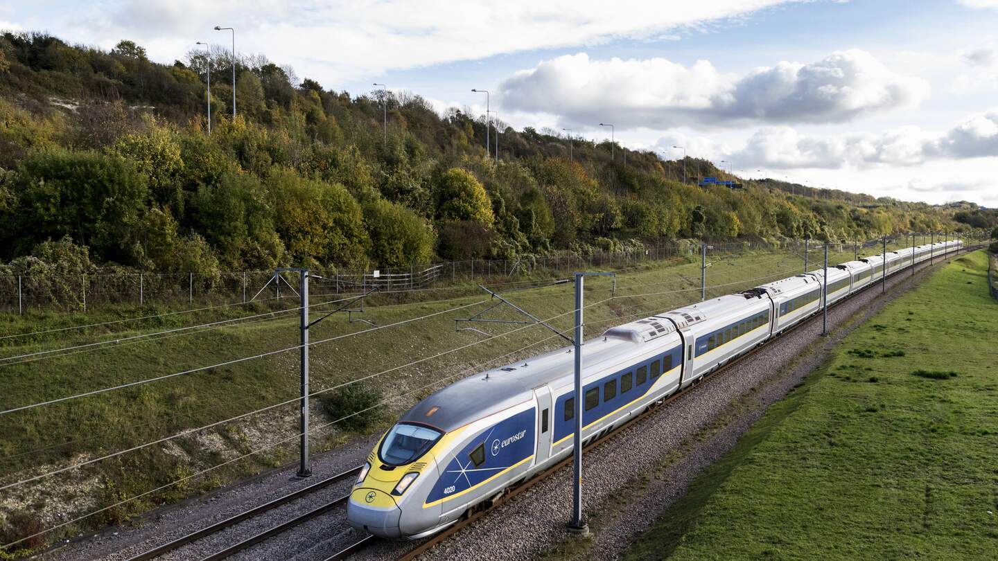 Eurostar Zugtyp e320 während der Fahrt | © David Cabrera